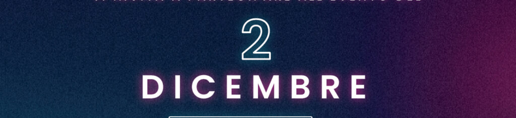 SABATO 2 DICEMBRE SAREMO A LATINA