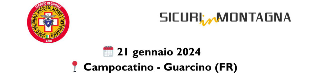 21 GENNAIO GIORNATA DEDICATA ALLA SICUREZZA IN MONTAGNA